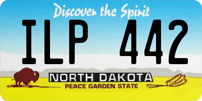 ND license plate ILP442