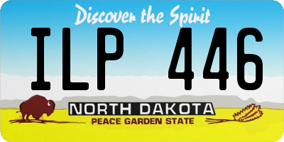 ND license plate ILP446