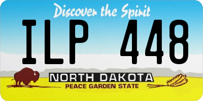 ND license plate ILP448