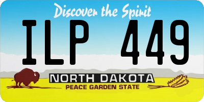 ND license plate ILP449
