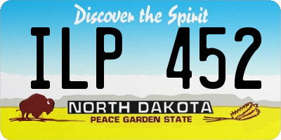 ND license plate ILP452