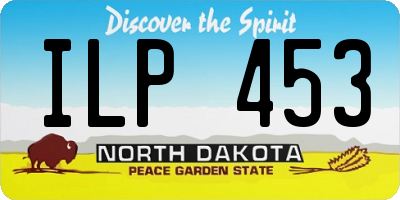 ND license plate ILP453