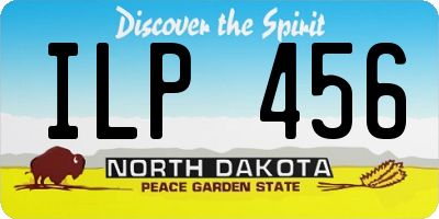 ND license plate ILP456