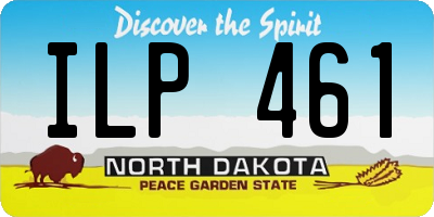 ND license plate ILP461