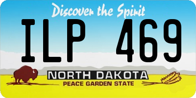 ND license plate ILP469