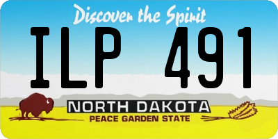 ND license plate ILP491