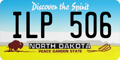 ND license plate ILP506