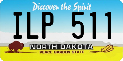 ND license plate ILP511
