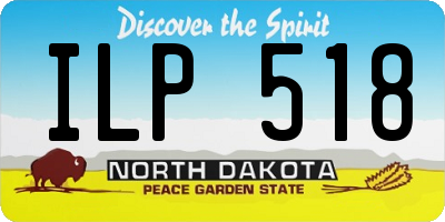 ND license plate ILP518