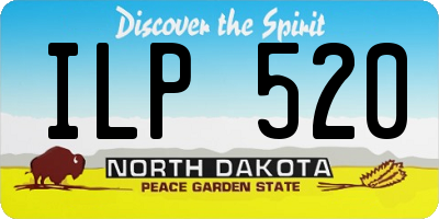 ND license plate ILP520
