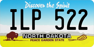 ND license plate ILP522