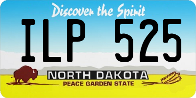 ND license plate ILP525