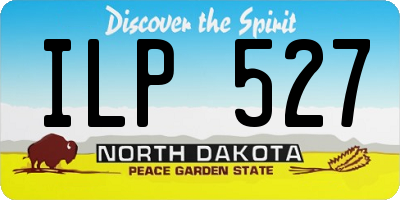 ND license plate ILP527