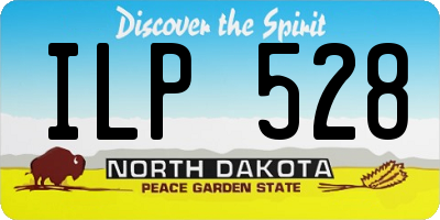 ND license plate ILP528