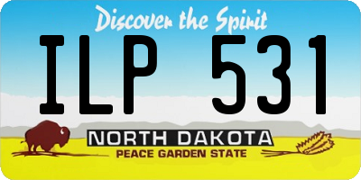 ND license plate ILP531