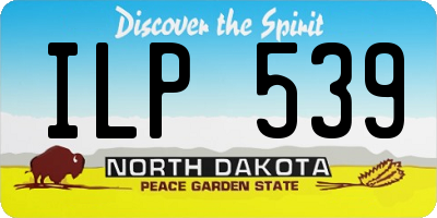 ND license plate ILP539