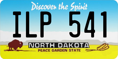 ND license plate ILP541