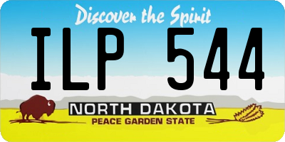 ND license plate ILP544