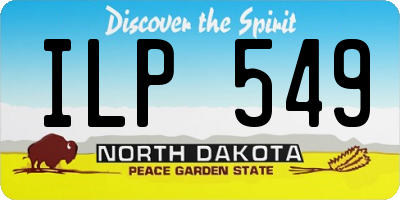 ND license plate ILP549