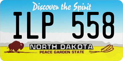 ND license plate ILP558