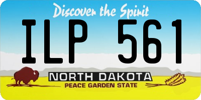 ND license plate ILP561