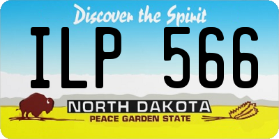 ND license plate ILP566
