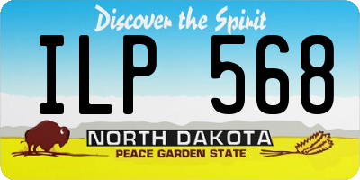 ND license plate ILP568