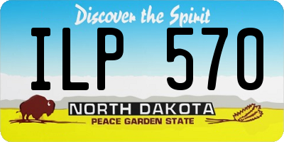 ND license plate ILP570