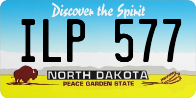 ND license plate ILP577