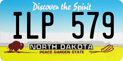 ND license plate ILP579