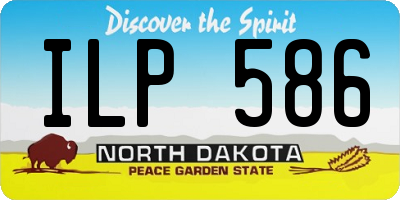 ND license plate ILP586