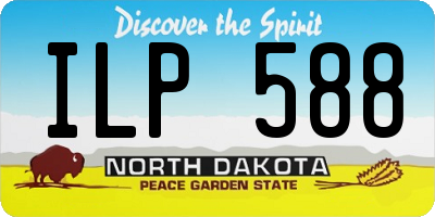 ND license plate ILP588