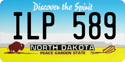 ND license plate ILP589