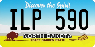 ND license plate ILP590