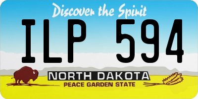 ND license plate ILP594