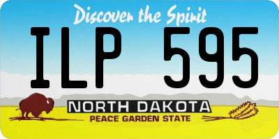 ND license plate ILP595
