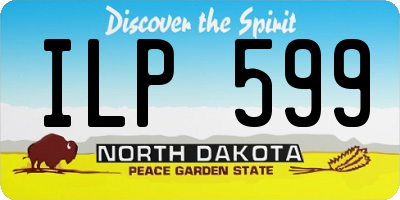 ND license plate ILP599