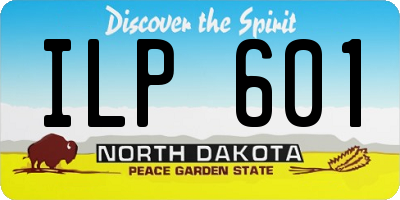 ND license plate ILP601