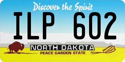 ND license plate ILP602