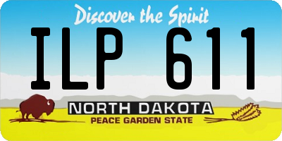 ND license plate ILP611