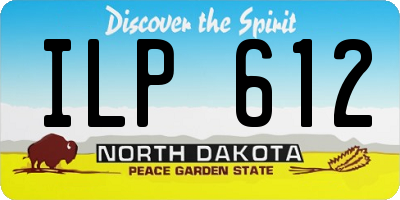 ND license plate ILP612