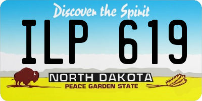ND license plate ILP619