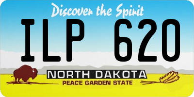 ND license plate ILP620