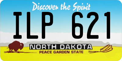 ND license plate ILP621