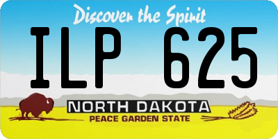 ND license plate ILP625