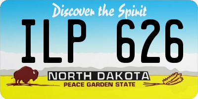 ND license plate ILP626