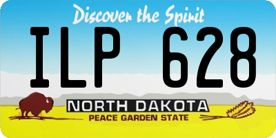 ND license plate ILP628