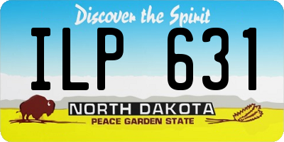 ND license plate ILP631