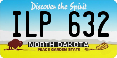 ND license plate ILP632