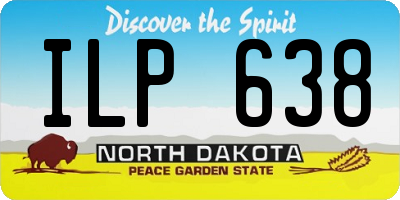 ND license plate ILP638